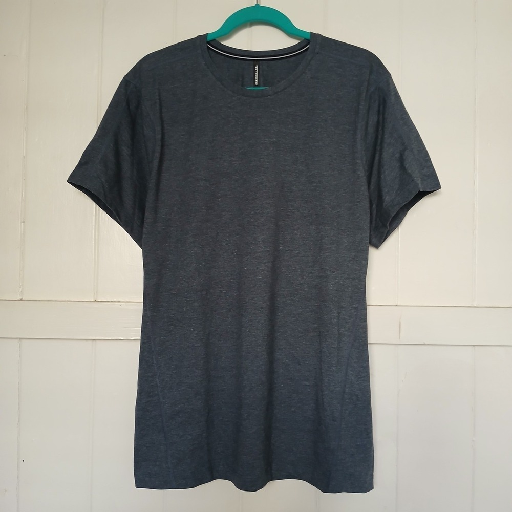 Ten‎ Thousand T-Shirt Durable Tee Men's Large Navy Heather Athletic Top TTKT011
